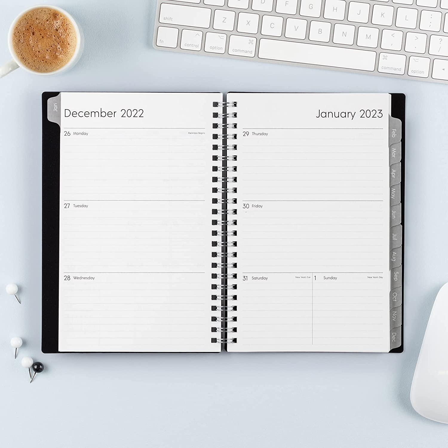 Blue Sky 2023 Weekly and Monthly Planner, January - December, 5" x 8", Flexible Cover, Wirebound, Enterprise (142095) - Image 2